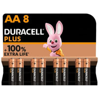 DURACELL - PILE ALCALINE PLUS POWER 100 AA LR6 8 UNIT?