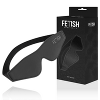 Masque en Cuir Végétalien avec Doublure en Néoprène pour Jeux de Bondage