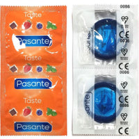 PASANTE - PRÉSERVATIFS SAVEUR BLEUET SAC 144 UNITÉS