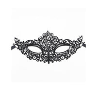 QUEEN LINGERIE - MASQUE EN DENTELLE NOIRE MODÈLE 1