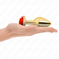 KINK - PLUG ANAL OR ROSE ROUGE TAILLE L