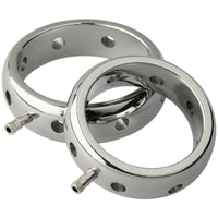 ELECTRASTIM - ANNEAU PÉNIS ÉLECTROMAGNÉTIQUE PRESTIGE EN MÉTAL 50 MM
