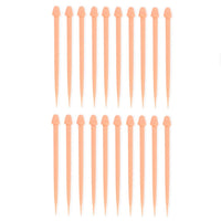 DIABLO PICANTE - BÂTONNETS PÉNIS ARAIGNÉES POUR VIANDE 20 UNITÉS