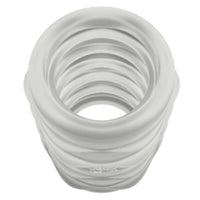 ROMP - MOSH MASTURBATEUR MÂLE TRANSPARENT AVEC GAINE RÉVERSIBLE DE 6 CM