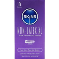 SKINS - PRÉSERVATIFS SANS LATEX PAQUET DE 4, FORMAT XL