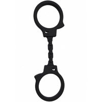DIABLO PICANTE - MENOTTES EN SILICONE NOIRES