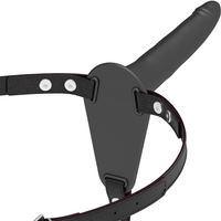 FETISH SUBMISSIVE HARNESS - SILICONE NOIR 15 CM