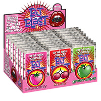 PIPEDREAM - BJ BLAST FRAISE / CERISE ET POMME VERTE - PRÉSENTOIR - 36 PIÈCES